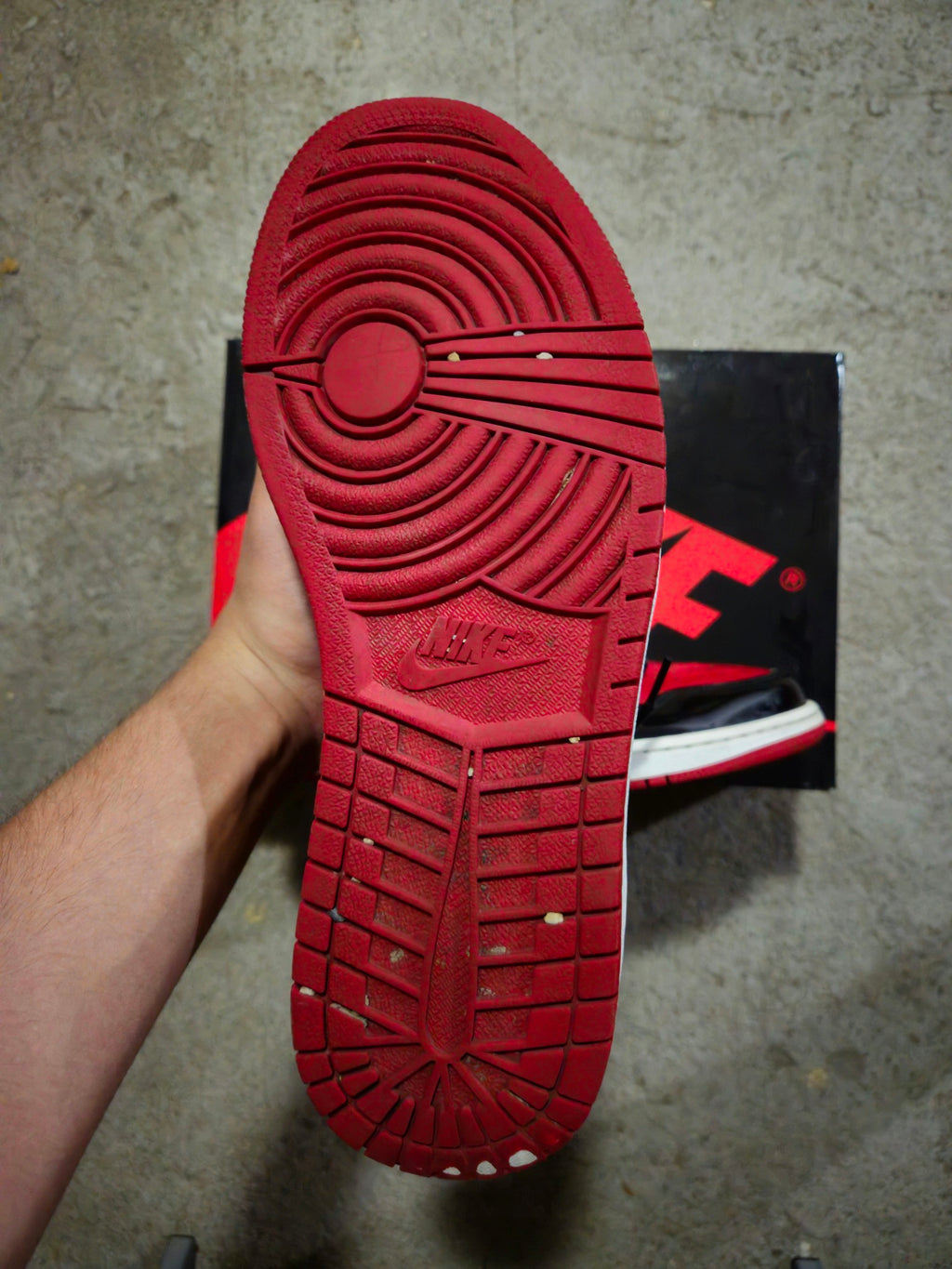 Jordan 1 High Bred Toe