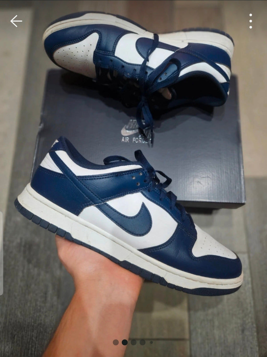 Nike Navy Blue Dunk Low