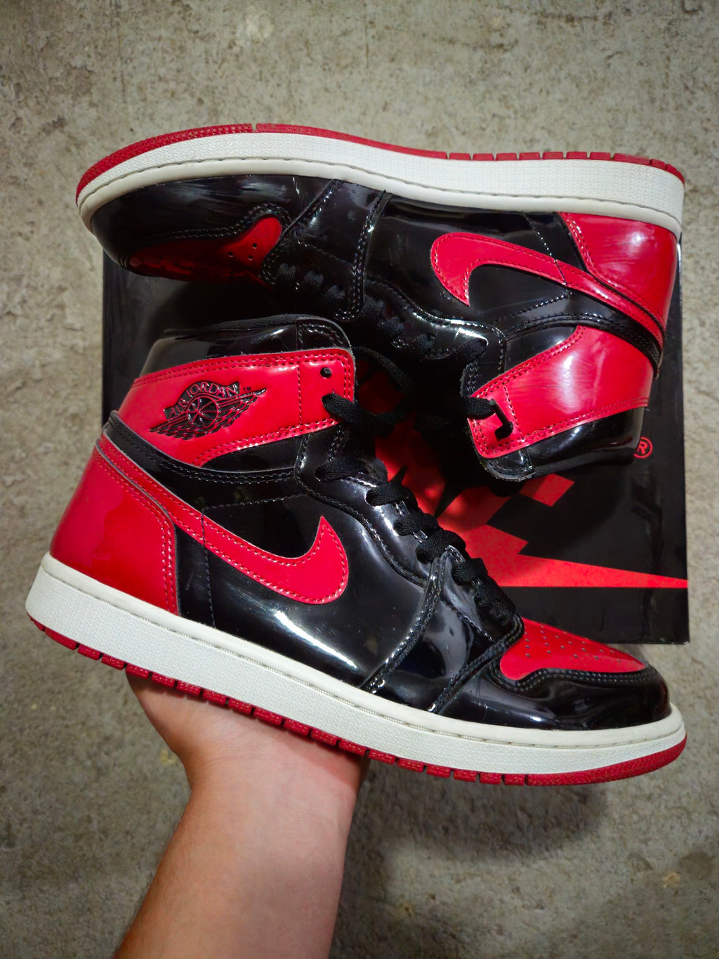 Jordan 1 High Bred Toe