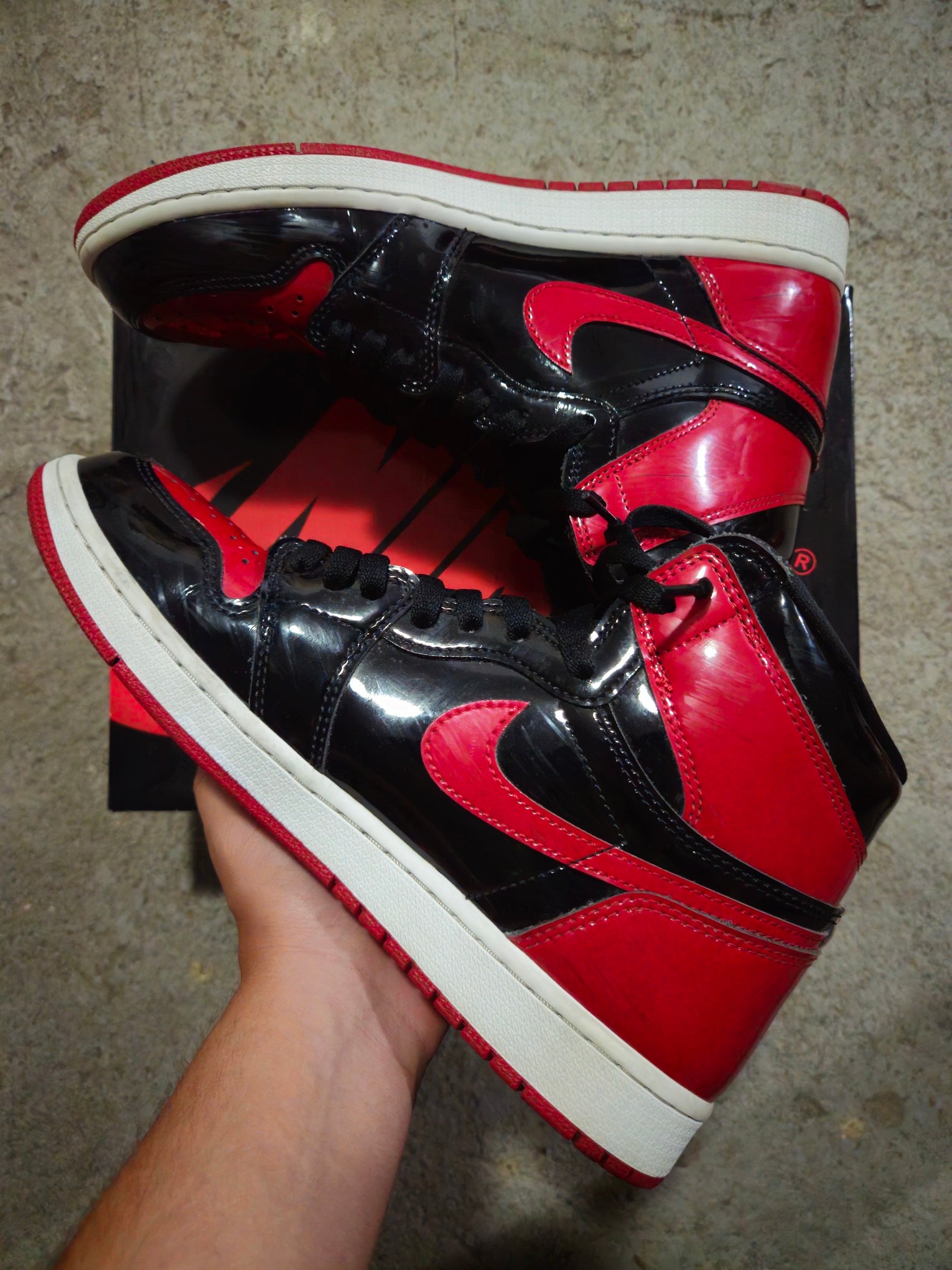 Jordan 1 High Bred Toe